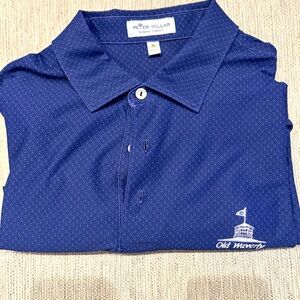 Peter Millar Performance Polo Size Medium/Exclusive Old Waverly Logo